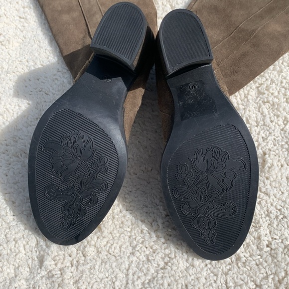 Knee high suede Bos & Co. khaki tan Horton EU40 - Picture 4 of 12